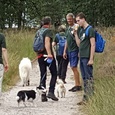 Marjet met team onderweg (deel) etappe Hellendoorn naar Holten