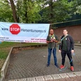 Charles en Steven bij de Finish